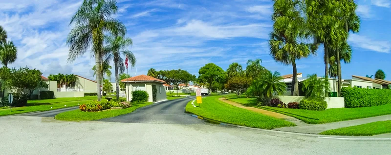 Professional landscaping and lawn maintenance for gated communities